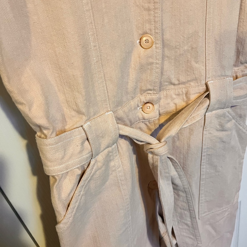 Sessun Jumpsuit Desert Cloud Short sleeved Elastic Belted Waist Sz EU 34 - Picture 6 of 16